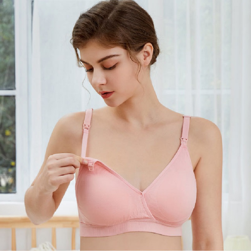 Maternity Nursing Bra Seamless - Nursing Bra Clip บทวิจารณ์และราคา