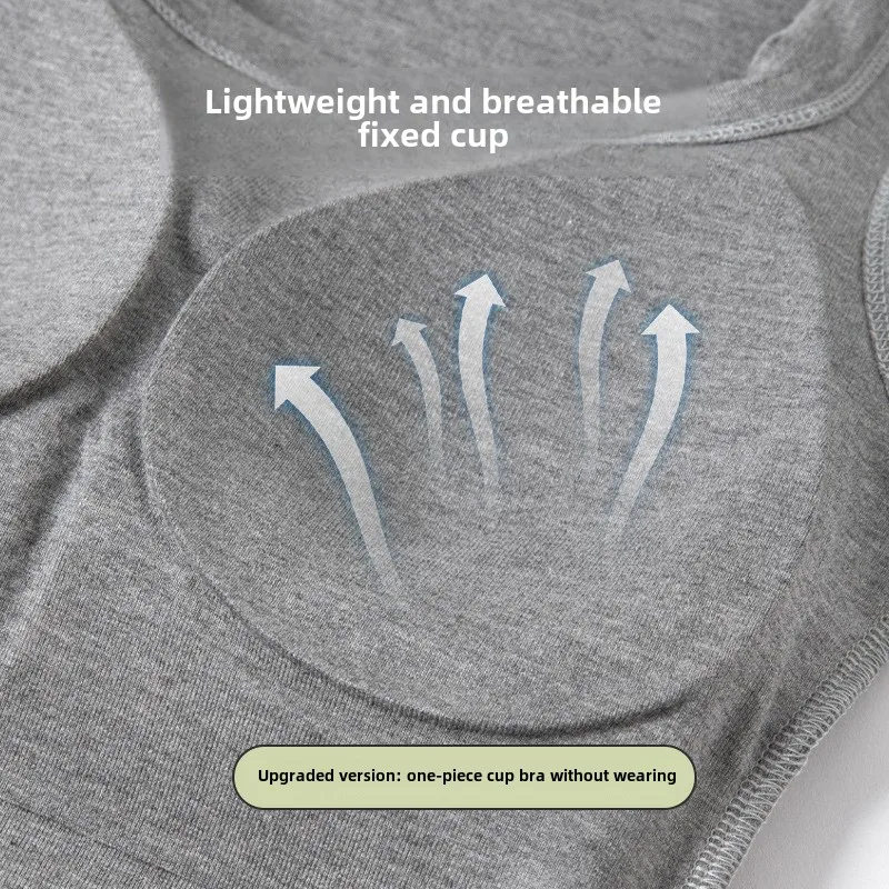 Women's Breathable Workout Ves - T Shirt Bra Seamless บทวิจารณ์และราคา