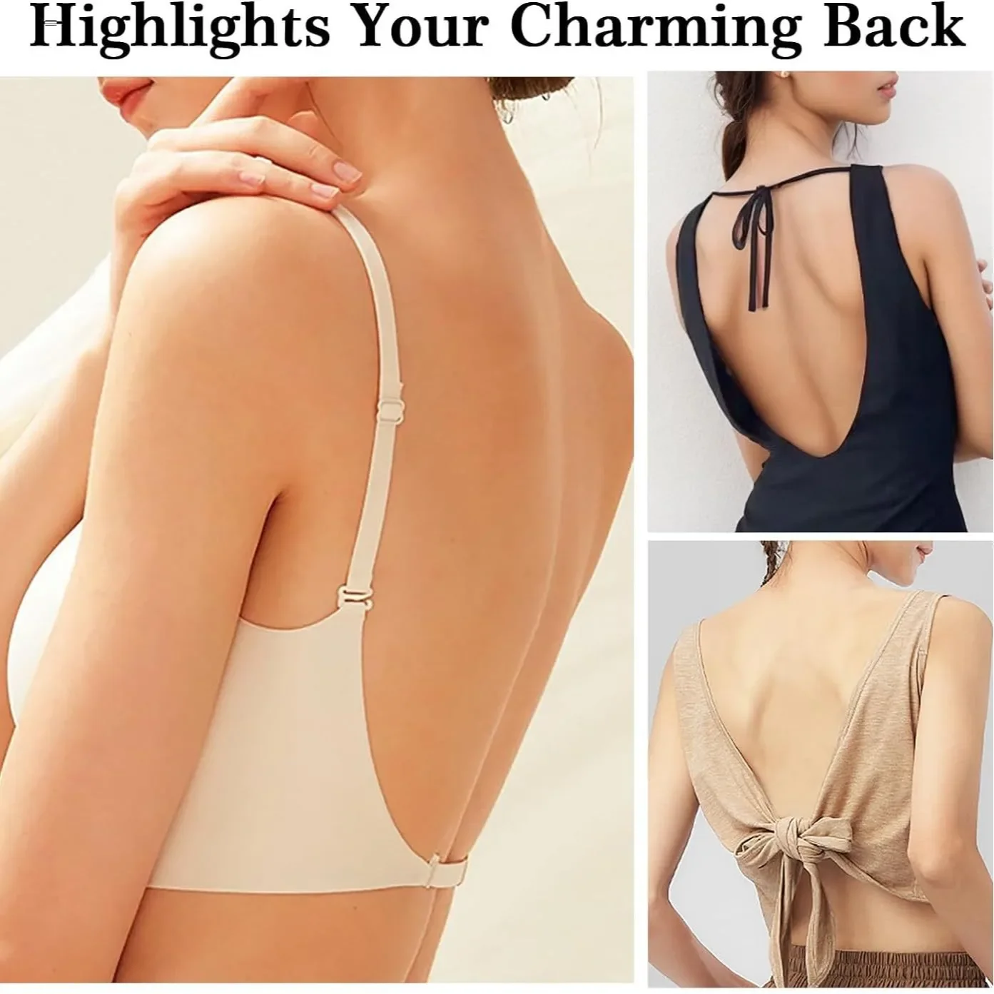 Top RatedSeamlLow Back Bra Sup - Convertible Bra Multiway บทวิจารณ์และราคา