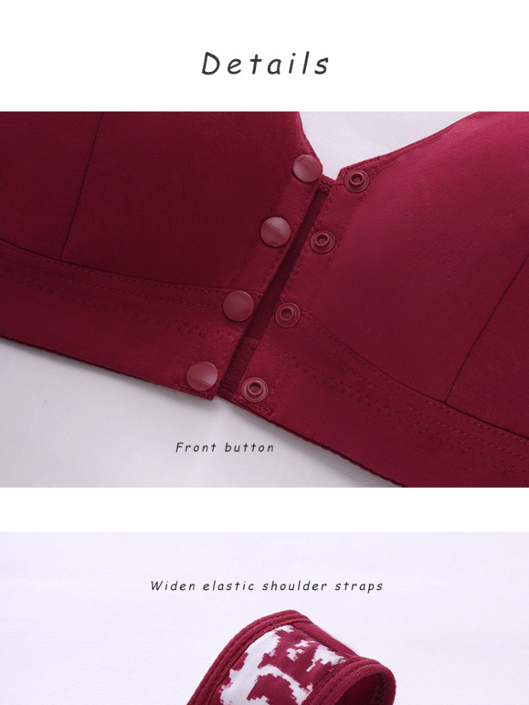 XL-7XL Plus Size Front Buckle  - Wirefree Bra Comfort บทวิจารณ์และราคา